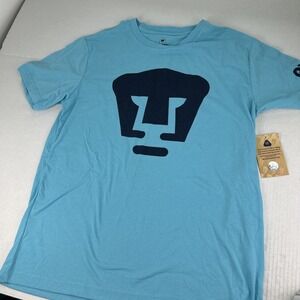 Pumas Blue Adult Medium Short‎ Sleeve T Shirt New With Tags 619